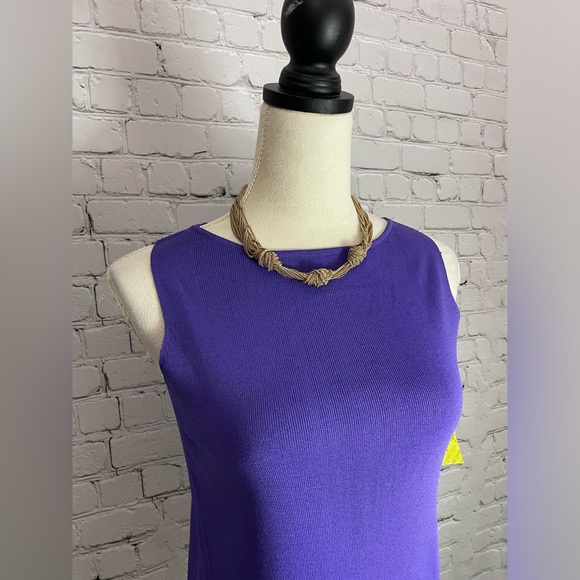 WOMEN'S GOLD KNOT NECKLACE with lobster clasp 18' - Picture 8 of 16